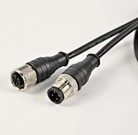 M12 4Pin Waterproof Aviation Plug Male Female Sensor Connector Cable